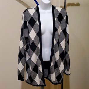 Croft & Barrow Buffalo Plaid Cardigan